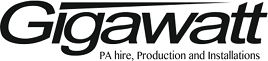 Gigawatt sound and lighting Logo